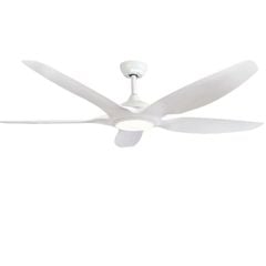 Quạt trần đèn màu trắng 5 cánh nhựa 152cm 45w DC 60zsm-1309wh VL_1309 VLQTTQ-136