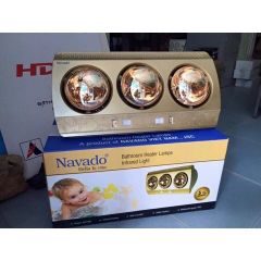 Đèn sưởi nhà tắm Navado treo tường 3 bóng NAV-803