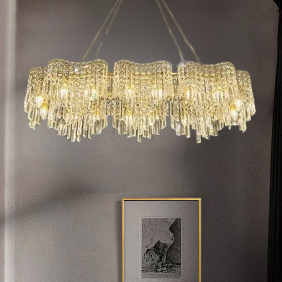 Đèn thả pha lê chùm VLTHPL-726
