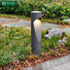 Đèn nấm sân vườn trụ tròn vát cạnh ở thân led 7W ánh sáng vàng 3000K IP65 VLNTNA-058