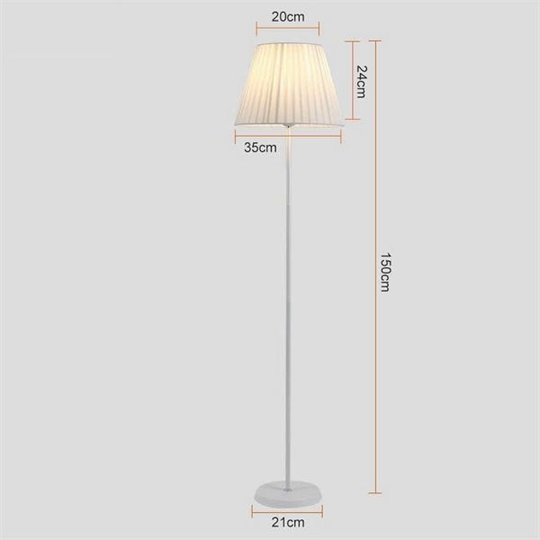 Đèn sàn hiện đại màu trắng cao 150, 20*24*35 VLDSHD-036