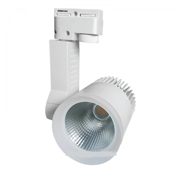 GS Đèn rọi ray GSRR-VENZA 30w điện áp 165-265v, ánh sáng 3000k, CRI >80ra, kích thước D85*135*180, góc chiếu 20 độ GSRR30-3K