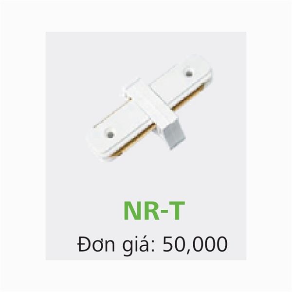 GS Khớp nối ray thẳng màu trắng GS-NR-T-THANG