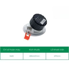 Chóa đèn led âm trần spotlight ELV IP20 ELV2706/VL-C1804D