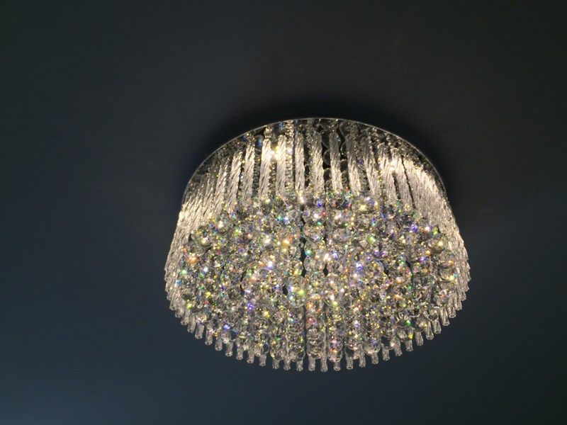 HT Đèn mâm pha lê tròn D1200 M90871m2 HTDMPL-020-AC