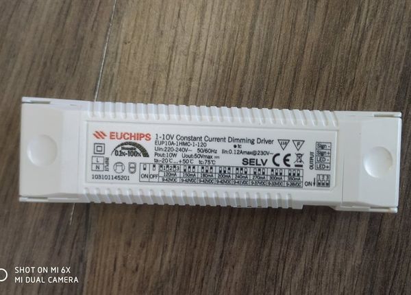 Nguồn EUCHIP dim 1-10V 10W