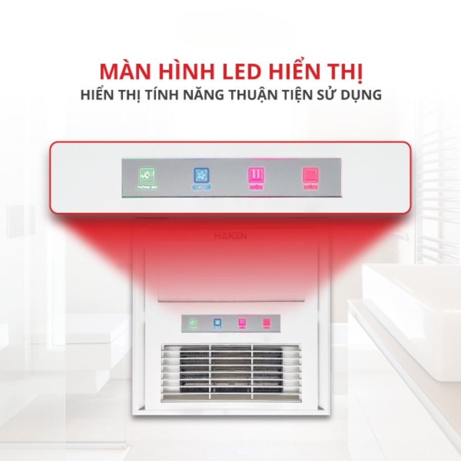SƯỞI ÂM TRẦN ĐA NĂNG HAKEN 4TRONG1 HK-QS33 Kích thước 300x300mm