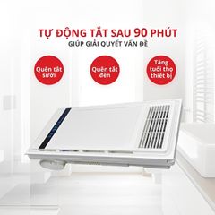 Đèn sưởi âm trần đa năng HAKEN 4TRONG1 HK-QS36 Kích thước 600 x 300mm