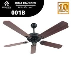 Quạt trần Homesick 5 cánh 132cm 80w AC 001B VLQTHO-001