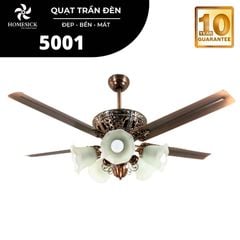 Quạt trần đèn Homesick 5 cánh 135cm 80w AC 5001 VLQTHO-025