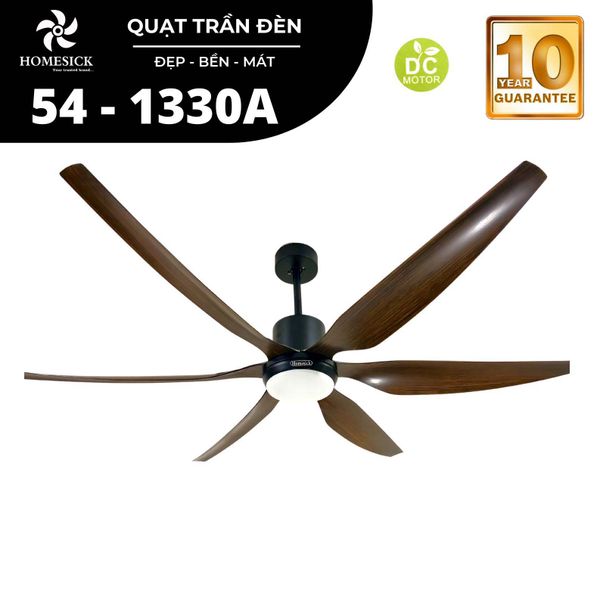 Quạt trần đèn Homesick 6 cánh 137cm 55w DC 54-1330A VLQTHO-004