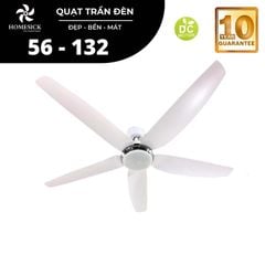 Quạt trần đèn Homesick 5 cánh 152cm 55w DC 56-132 VLQTHO-005