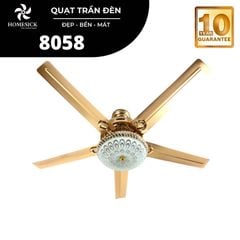 Quạt trần đèn Homesick 5 cánh 135cm 80w AC 8058 VLQTHO-028