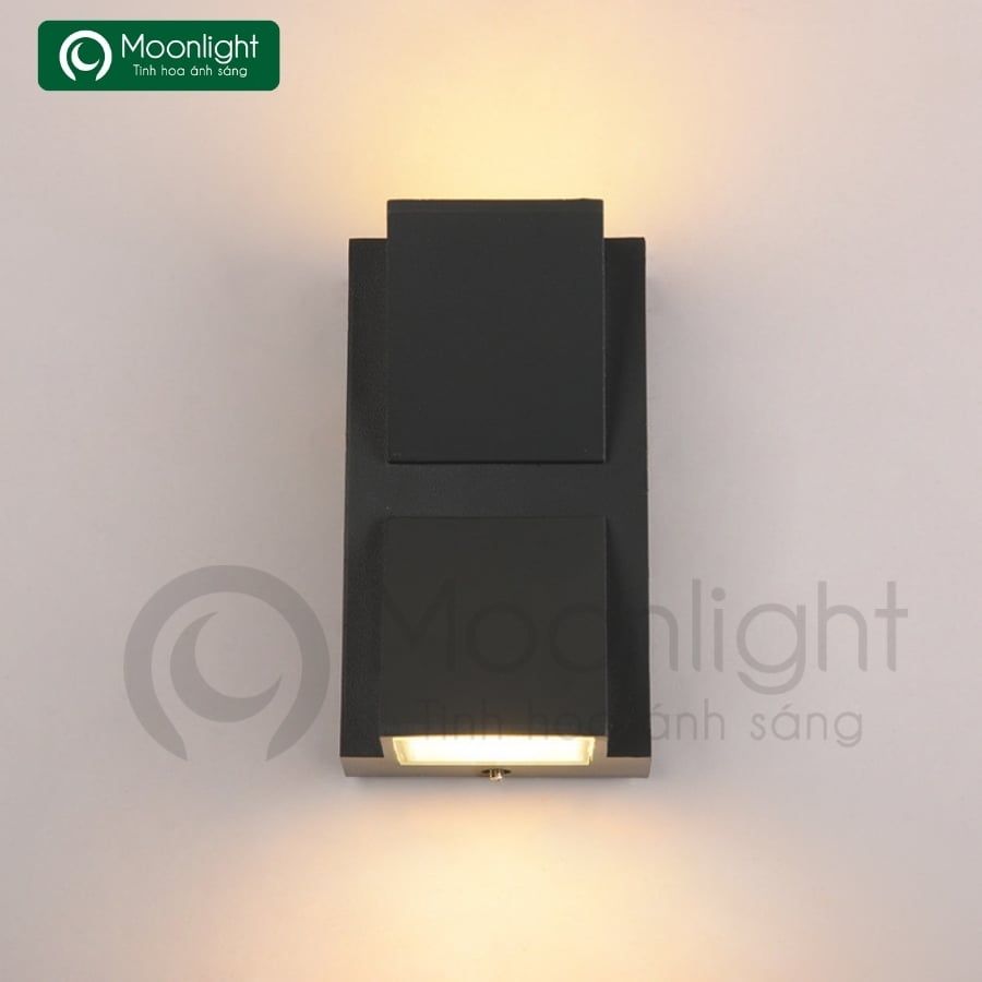 Đèn tường hiện đại ngoài trời màu đen HTDTHD-005