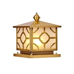 Đèn trụ cổng vuông đồng H5045 HTNTTC-006