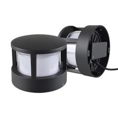 Đèn trụ cổng tròn màu đen HTNTTC-007