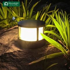 Đèn trụ cổng tròn màu đen HTNTTC-007