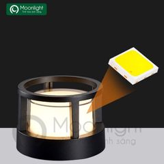 Đèn trụ cổng tròn, màu đen HTNTTC-008