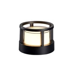 Đèn trụ cổng tròn, màu đen HTNTTC-008