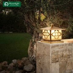 Đèn trụ cổng hàng rào vuông đồng H5046 HTNTTC-011