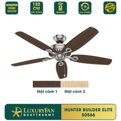 Quạt trần Mỹ Hunter Builder Elite 5 cánh 132cm 80w AC