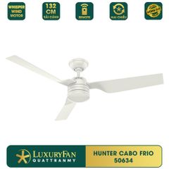 Quạt trần Mỹ Hunter Cabo Frio 3 cánh 132cm 100w AC - có đèn