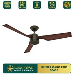 Quạt trần Mỹ Hunter Cabo Frio 3 cánh 132cm 100w AC - có đèn