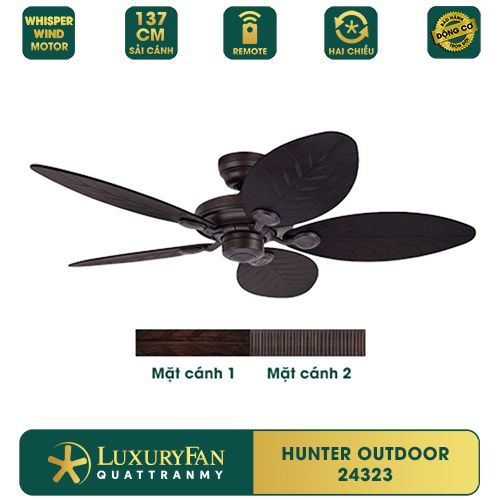 Quạt trần Mỹ Hunter Outdoor 5 cánh 137cm 100w AC