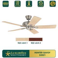 Quạt trần Mỹ Hunter Savoy 5 cánh 132cm 100w AC