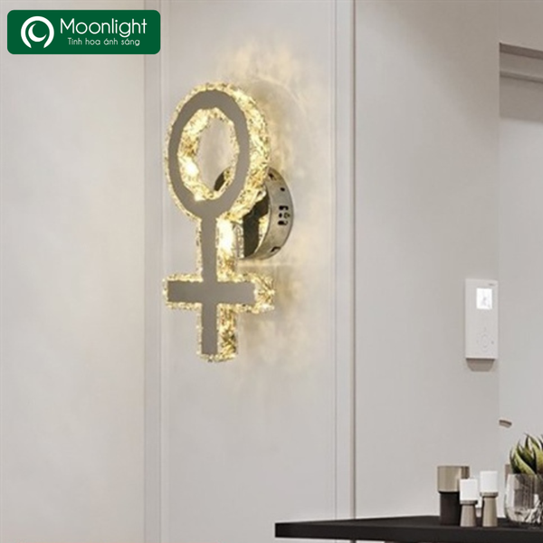 HT Đèn tường pha lê KT 34*17cm, DT1217 HTDTPL-072