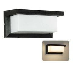 Đèn tường hiện đại vỏ đen 12W, 4000K, KT 260*120*115 RA76 VLDTHD-045-AB