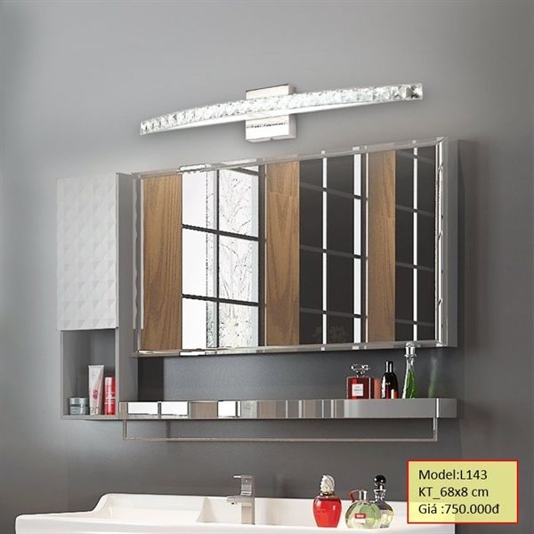 Đèn tranh đèn gương pha lê D68*8cm L143 HTDETG-071