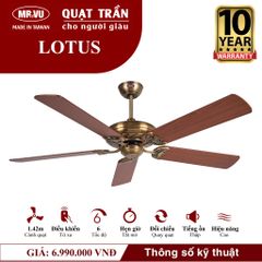 Quạt trần Mr.Vu LOTUS 5 cánh 1m42 45W DC