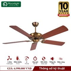 Quạt trần Mr.Vu LOTUS 5 cánh 1m42 45W DC