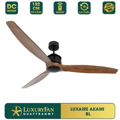 Quạt trần Đài Loan Luxaire Akami 152cm 3 cánh DC