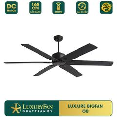 Quạt trần Đài Loan Luxaire Bigfan 65'' 6 cánh 165cm 60w DC