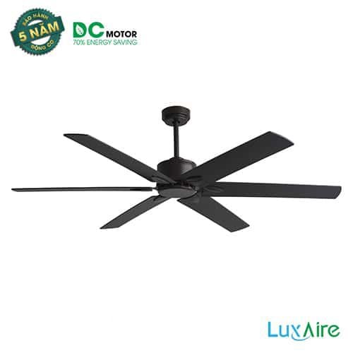 Quạt trần Đài Loan Luxaire Bigfan 65'' 6 cánh 165cm 60w DC