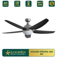 Quạt trần đèn Đài Loan Luxaire Strong 5 cánh 142cm 90w AC