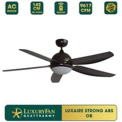 Quạt trần đèn Đài Loan Luxaire Strong 5 cánh 142cm 90w AC