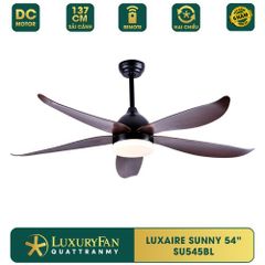 Quạt trần đèn Đài Loan Luxaire Sunny 48'' 5 cánh 122cm 55w DC