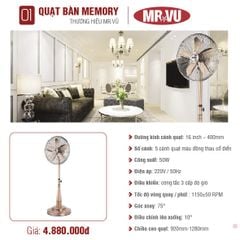 Quạt cây Mr.Vu MEMORY 5 cánh 40cm 50W