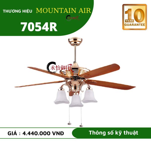 Quạt trần đèn Mountain air 5 cánh 140cm 80w AC 7054R