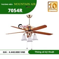 Quạt trần đèn Mountain air 5 cánh 140cm 80w AC 7054R