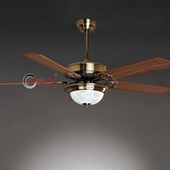 Quạt trần đèn Mountain air 5 cánh gỗ 132cm 70W AC 1889 52YFA-1053 VLQTMO-023