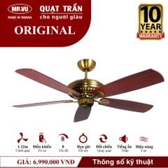 Quạt trần Mr.Vu ORIGINAL 5 cánh 1m32 DC