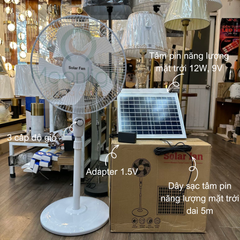 Quạt cây tích điện năng lượng mặt trời Solar Fan 168 15W