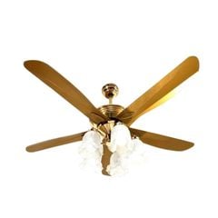 Quạt trần đèn Homesick 5 cánh 152cm 42w DC 525 VLQTHO-019