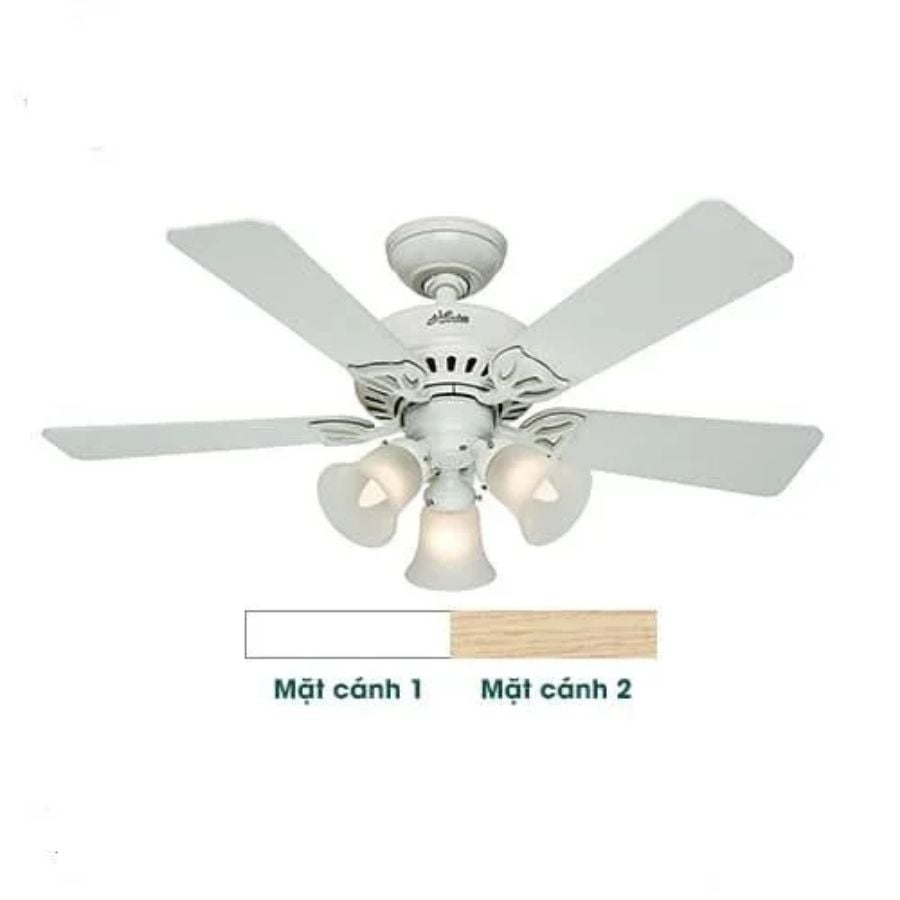 Quạt trần đèn Hunter Beacon Hill 5 cánh 107cm 80w AC