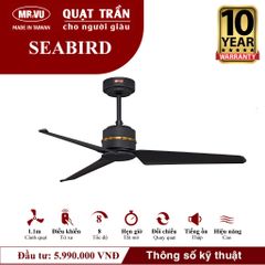 Quạt trần Mr.Vu SEABIRD 3 cánh 1m1 35W DC