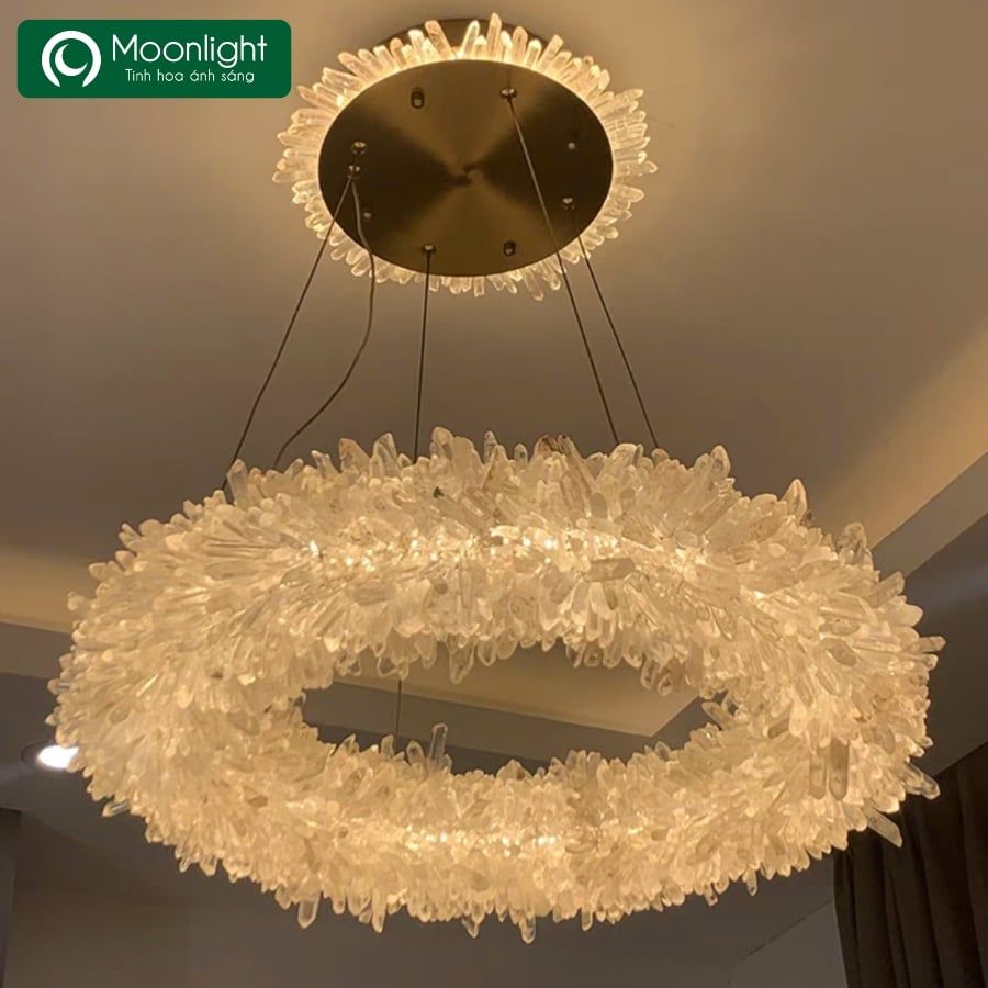 Đèn thả pha lê vòng VLTHPL-748
